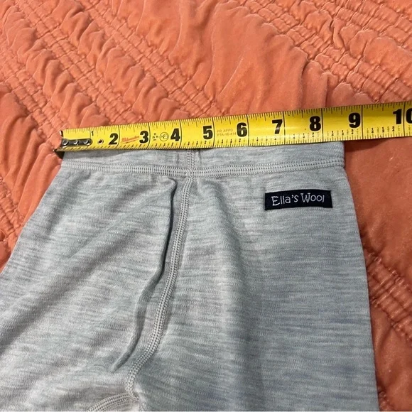 ELLA’S WOOL Baby Base Layer Set – 100% Pure Merino Wool, Grey (12-18 Months) - Picture 6 of 7